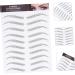 Healeved 36 Sheets eyebrow shaping sticker Brow Transfer stickers light brown eyebrow transfers 21x15cmx3pcs Black 1x3pcs - Buy Online on GoSupps.com