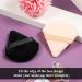 Powderary Tassel Triangle Make-Up Puff - 12 Soft Cosmetic Sponges for Powder Wet & Dry Use (Black & Skin Color) - Buy Online on GoSupps.com