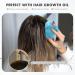 FREATECCH CHAUT Massage Brush - Wet & Dry Silicone Shampoo Hair Brush for Scalp Peeling Head Massage Dandruff Control & Hair Growth | Light Blue - Buy Online on GoSupps.com
