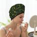 Hair Towel Wrap - Quick Drying Towel Turban with Button | Olive Green Hair Drying Towel - Buy Online on GoSupps.com