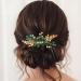 Zoestar Leaf Bridal Wedding Hair Comb Gold Rhinestone Headpiece Bridal Crystal Hair Accessories for Women and Girls - Buy Online on GoSupps.com