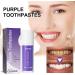Purple Teeth Whitening Toothpaste 30ml | Brighten Yellow Teeth & Remove Stains | Color Correction Formula - Buy Online on GoSupps.com