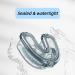 Portable Invisible Braces Storage Box | Transparent Orthodontic & Denture Case - Blue - Buy Online on GoSupps.com