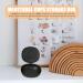 Ultechnovo 2-Piece Box Storage Holder & Silicone Shell Menstrual Pillow Bag | Menstrual Disc Cleaner & Carrier - Black (1 Pack) | International Shipping Available - Buy Online on GoSupps.com