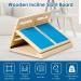 Goplus Slant Board - 4-Level Adjustable Wooden Incline Stretch Board | 350lbs Capacity | Anti-Skid Surface | Blue - Buy Online on GoSupps.com