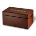 Twinings Exclusive Luxury Dark And Gold Wooden Tea Chest 2 Compartment With 24 Twinings Black And Fruit And Herbal Tea Bags Box Caddy