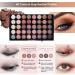 Joyeee 40 Colours Eyeshadow Palette Makeup Gift Set Combination with Mascara Eyebrow Pencil Eyeliner Eyeshadow Brush Essential Starter Bundle for Women Girls Portable Eye Makeup Beauty Travel Set#1 Type-C - Buy Online on GoSupps.com