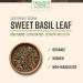 Frontier Co-op Organic Sweet Basil Leaf - 1lb Cut & Sifted for Cooking - Buy Online on GoSupps.com