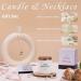 Surprise Gifts for Mom: Scented Candle & Necklace Set | Unique Birthday Gifts for Mom | Perfect Gift Ideas for Candle Lovers - Buy Online on GoSupps.com