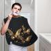 Golden Animal Butterfly Beard Bib | Galaxy Beard Hair Catcher | Non-Stick Grooming Cloth for Shaving & Trimming | Stylish Salon Cape Apron | Perfect Gifts for Men - Buy Online on GoSupps.com