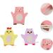 FOMIYES 6 pcs Bath Gloves Shower Sponges for Men and Babies - Assorted Colors - 18x15x1.1cm - Loofah Washcloth and Scrubber - Buy Online on GoSupps.com