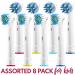 8 Pack Variety Electric Toothbrush Replacement Brush Heads - Easy Cleaning for Kids & Adults, Compatible with Top Brands - Buy Online on GoSupps.com