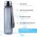 Refyll Sport Drinking Bottle with Fruit Container | BPA-Free Tritan Water Bottle for Sports Fitness School & Office (1L Gray) - Buy Online on GoSupps.com