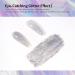 Kredioo Glitter Gel Nail Polish Set - 1 Chrome Holographic & 5 Jelly Nude Pink Transparent Colors - 11 Effects - UV LED Soak Off - 0.25 fl.oz Each - Buy Online on GoSupps.com