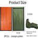 Buy Waterproof Emergency Survival Bivouac Bag - Lightweight Heat-Repellent & Cold Protection - 213x91cm Green & Orange - Buy Online on GoSupps.com
