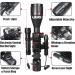 UUQ 4-16x50 AO Rifle Scope with Red/Green Reticle & Green Laser + Reflex Red Dot Sight - 5 Brightness Modes - Buy Online on GoSupps.com