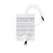 5pcs Pack Urine Drainage Bag 2000ml Capacity STERILE Overnight Urine Bags with T-Tap Valve and 90cm Tube Drainable Urinary Bags - Non-Latex Bedside Urinary Night Bags Pack of 5