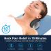 Liipoo Heated Neck Stretcher with Magnetic Therapy Pillowcase - Neck and Shoulder Relaxer for TMJ Headache Relief | Chiropractic Cervical Traction Device for Muscle Tension and Spine Alignment - Black - Buy Online on GoSupps.com