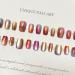 Buy Square Press on Nails - 30Pcs Ombre Colorful Acrylic False Nails for Women | Rainbow Gradation Doodle Art | Glossy Gel Stick on Nails - International Shipping Available - Buy Online on GoSupps.com