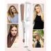 CCKEYIN 3-in-1 Crepe Iron for Hair - Ceramic Hair Straightener & Crimper with Temperature Control - Multi-Style Wave Iron in White - Buy Online on GoSupps.com