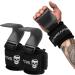 Gymreapers Weight Lifting Hooks - Heavy Duty Power Wrist Straps for Deadlifts, Pull Ups, Shrugs - Men and Women Gym Gloves (Gray) - Buy Online on GoSupps.com