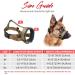 Adjustable Brown Dog Muzzle for Large Dogs - Heele Headband Design Anti-Bite No-Rubbing XL Size (1 Pack) - Buy Online on GoSupps.com