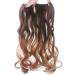 Silk-Co Adjustable Rubber Band Hair Extensions - Invisible Cord Light Brown to Chestnut Brown 50cm Synthetic Women s Hairpieces - Buy Online on GoSupps.com