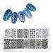 3pcs Nail Art Stamp Templates Kit Stamper & Scraper for Stunning Maleicure Designs (OM-D19 OM-D20 OM-D21) International Shipping - Buy Online on GoSupps.com