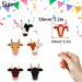 Farm Cow Themed Happy Birthday Cupcake Toppers 18-PC Set - This is a great cow-themed birthday party baby shower party or bull-themed party decoration for a boy or girl - SugarGera - Buy Online on GoSupps.com