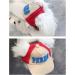 PetPhindU Dog Sun Hat | Baseball Cap for Pets - Red Peaked Cap with Letter Print - Shading Accessory for Dogs - Buy Online on GoSupps.com