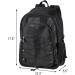 Heavy Duty Mesh Backpack - Semi-Transparent College Student Bookbag with Bungee and Padded Straps for Commuting, Swimming, Beach & Outdoor Sports - Black - Buy Online on GoSupps.com
