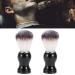 Portable Men's Shaving Brush Set - 2 Synthetic Nylon Brushes for Beard Care & Facial Cleaning - Buy Online on GoSupps.com