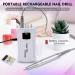 IMENE 35,000RPM Portable Rechargeable Nail Drill Machine - Perfect for Acrylic, Gel, and Natural Nails (White) - Buy Online on GoSupps.com