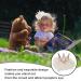 Uonlytech Strass Crown Hair Clip - Princess Tiara Bobby Pins for Girls - Crystal Hair Clasp for Children - Beige - Buy Online on GoSupps.com