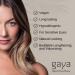 Gaya Cosmetics Vegan Mascara - Enhance Natural Eyelashes with Eyelash Extensions | Black Black | International Shipping - Buy Online on GoSupps.com