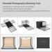 RALENO 20x20 Photo Studio Light Box Kit with 120 LED Lights - Portable Dimmable Shooting Tent (5500K 92 CRI) - Includes 4 PVC Backgrounds (Black Grey Orange White) - Buy Online on GoSupps.com