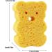 Baby Sponge for Bathing - Soft Baby Body Wash Scrubber Wood Pulp Sponge - Cute Shower Brush Dead Skin Remover Bath Rub Shower Sponge Bath Supplies for Deep Cleansing Orange - Buy Online on GoSupps.com