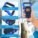 AMIR 110Lb/50kg Digital Luggage & Fishing Scale with Non-Slip Handle and Backlit Display - Buy Online on GoSupps.com