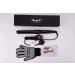 CkeyiN 32mm Professional Ceramic Curling Wand for Long Beach Waves - Adjustable Temperature, Dual Voltage - Includes Heat-Resistant Glove - Black - Buy Online on GoSupps.com