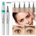 Buy Microblading Eyebrow Pen - Waterproof & Smudge-Proof 4 Tip Brow Pencil for Natural Looking Brows (Dark Brown) - International Shipping Available - Buy Online on GoSupps.com