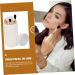 Buy Makeup Brush Set for Women - Portable Nanofiber Cosmetic Brushes - Ideal for Travel & Face Makeup - 10.6x5cm White - Buy Online on GoSupps.com