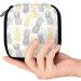 GIAPB Period Bag - Yellow and Grey Pineapple Color, Sanitary Napkin Storage Pad Holder and Makeup Pouch 4116 - Buy Online on GoSupps.com
