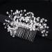 ISLHJDD Wedding Hair Comb Wedding Hair Clip Pearl Hair Comb Rhinestone Bridal Headpiece Pearl Bridal Hairclips Hair Accessories for Women and Girls - Buy Online on GoSupps.com