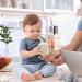 PandaEar Tiny Silicone Training Cup with Straw for Baby and Toddler - White - Buy Online on GoSupps.com