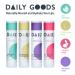 DAILY GOODS Natural Lip Balm Pack with Cocoa Butter and Coconut Oil - Pomegranate, Coconut, Cherry, Spearmint Flavors - Vitamin E Enriched - 8 Pack 0.15 oz Tubes - Buy Online on GoSupps.com