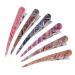 Besbomy 6 pieces of duck beak hair clips for women hair cling fashionable hairpins for women girls - non -slip durable hair barrettes hair jewelry 13 3cm (set 2)