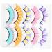 FOMIYES 15 Pairs Colored False Eyelashes Russian Curl Lashes Makeup Eye Lashes Fluffy False Eyelashes Fake Lashes False Lashes Wispy False Eyelashes Fluffy Extend Make up Imitation - Buy Online on GoSupps.com
