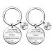 QMVMV Mummy to Be Gifts Daddy to Be Keyring Set Pregnancy Gift Baby Announcement Gift New Dad First Time Mum Keyring Gifts Future Mother Father Gift New Parents Gifts