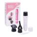 AmElegant PREMIUM Facial Hair Removal For Women - Painless Nose Eyebrows And Ear Hair Trimmer - Hair Remover for Chin, Mustaches, Legs, Bikini (White 4 in 1) 4 in 1 White