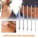 Autdor Ear Nose Piercing Needles - 50pcs Mixed Sizes for Various Body Piercings - Piercing Tools Kit - Buy Online on GoSupps.com